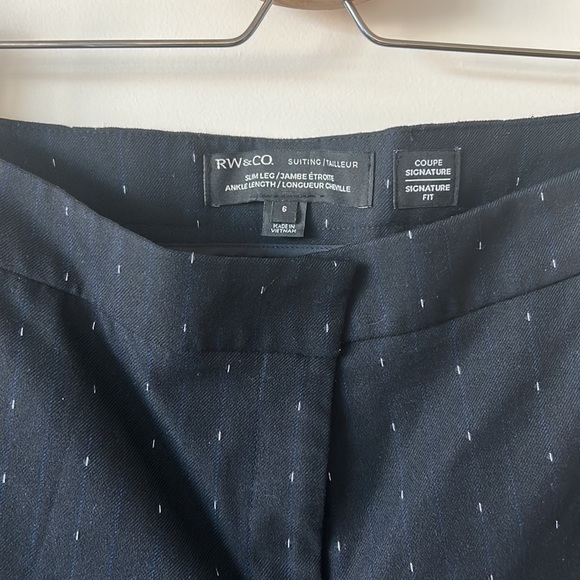 RW&CO Slim Ankle Signature Pant size 6 - Picture 4 of 8